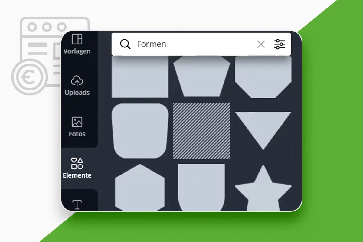 Content-Marketing: 14.10 | Canva: Elemente, Formen und Rahmen
