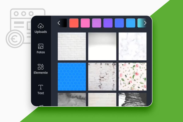 Content marketing: 14.14 | Canva: Insert backgrounds
