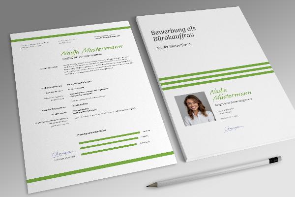 Sollicitatiesjabloon voor kantoorbeheer in het groen
