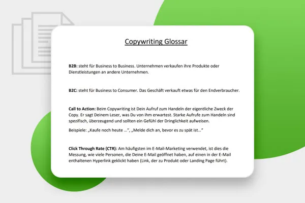 Copywriting handleiding: 2.1 | Glossarium Copywriting basisbegrippen