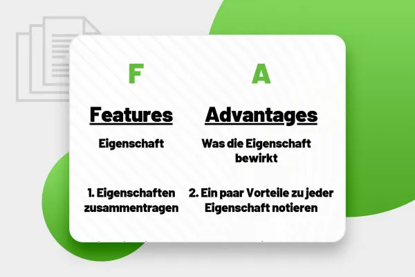 Copywriting-Tutorial: 15.1 | FAB-Modell in der Theorie