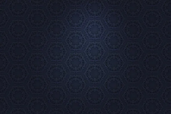 Dark blue background: finest ornamentation for download - Version 3