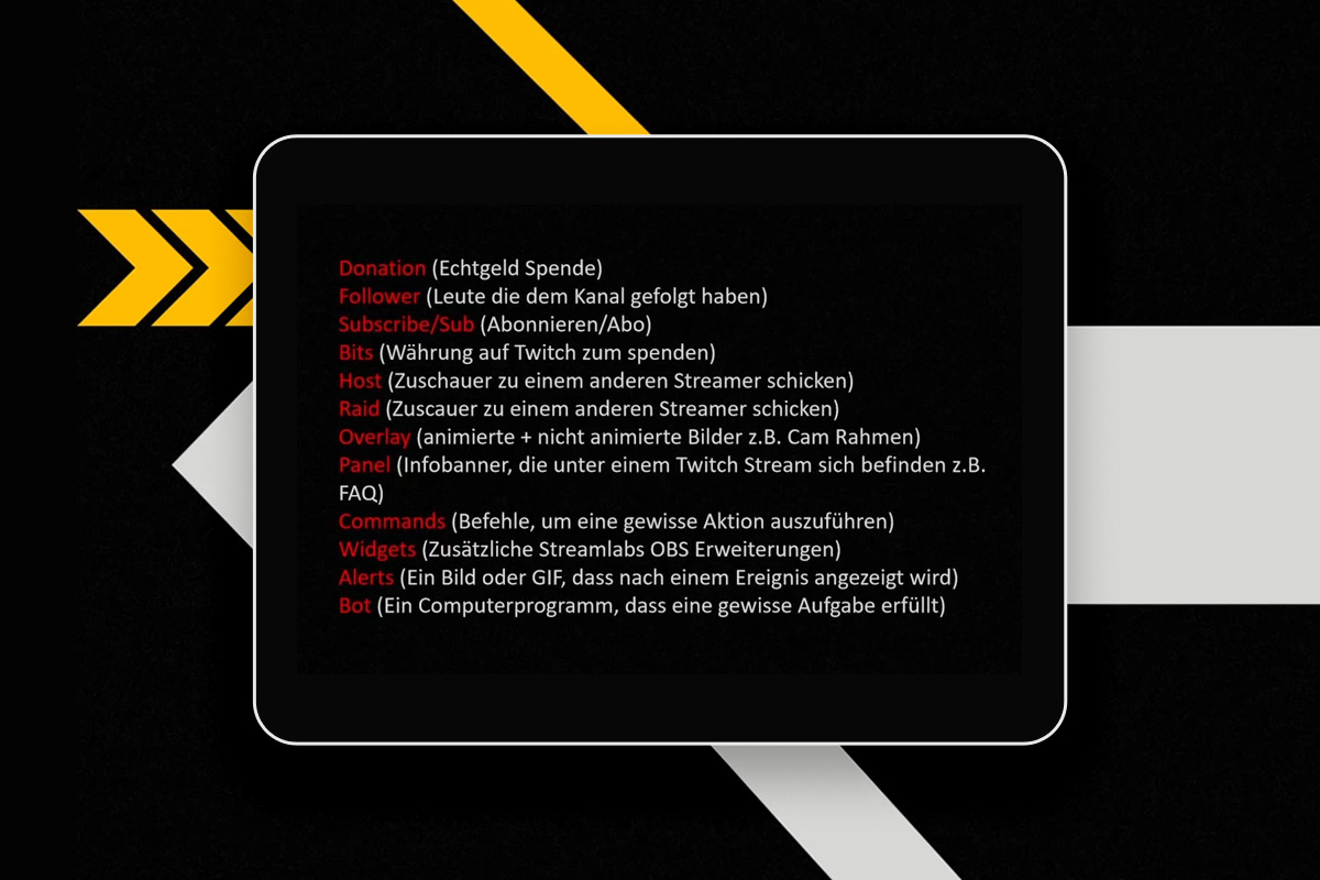 Streamlabs OBS : 03 | Streamlabs OBS faguttrykk