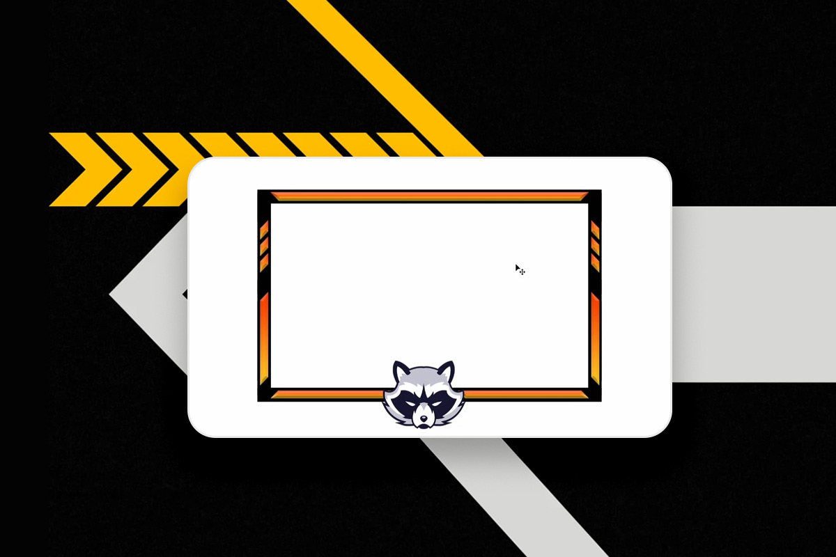 Streamlabs: 13.3 | Lage webkamera rammemal med Photoshop