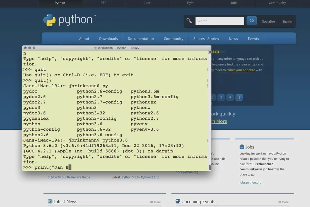Programmieren mit Python – 1.3 Python unter macOS nutzen