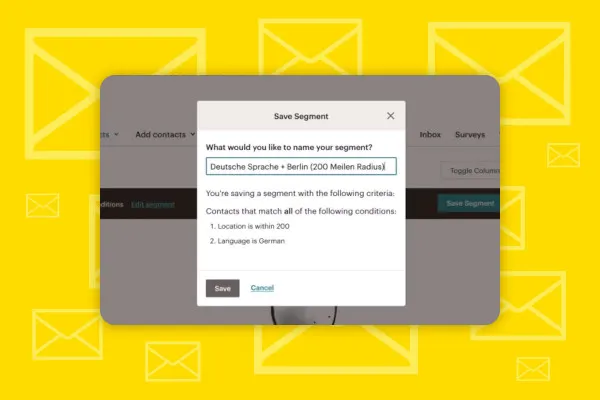Mailchimp: 1.4 | Definire segmenti