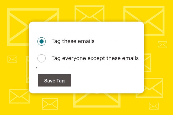 Mailchimp: 1.6 | Lägg till taggar