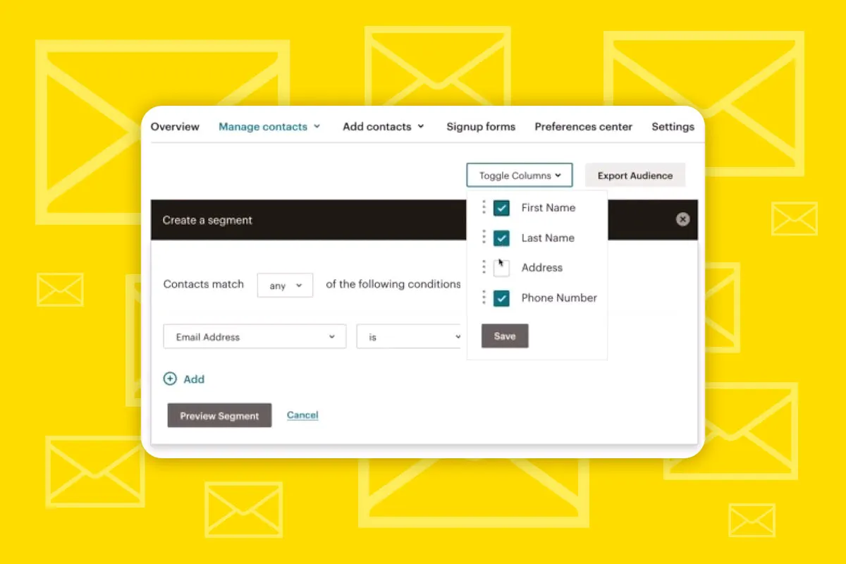 Mailchimp: 1.5 | Eliminare e modificare segmenti