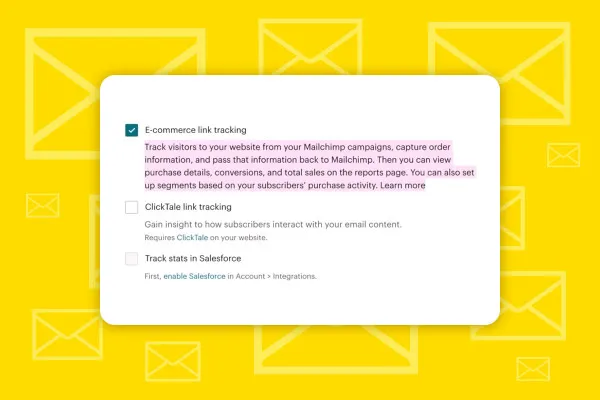 Mailchimp: 2.4 | Tracking-Optionen in Mailchimp-Newslettern