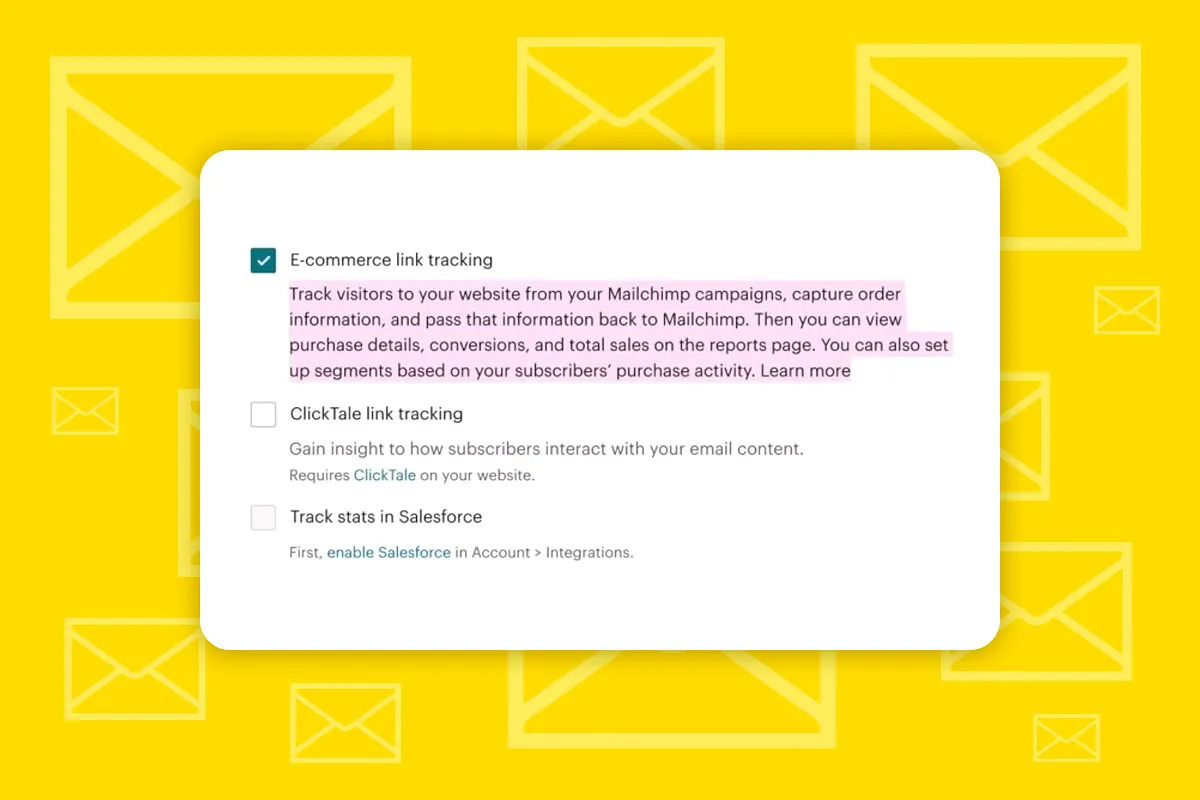 Mailchimp: 2.4 | Opzioni di tracciamento nei newsletter di Mailchimp
