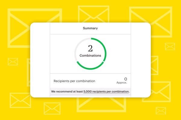 Mailchimp: 3.1 | Skapa A/B-test för ämnesrader - första steget