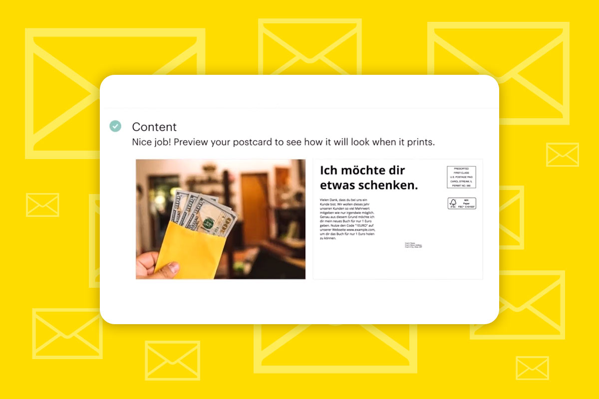 Mailchimp: 6.1 | Mailchimp aracılığıyla kartpostal gönderme, adım adım
