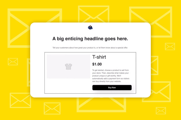 Mailchimp: 7.5 | Ta emot betalningar med en landningssida