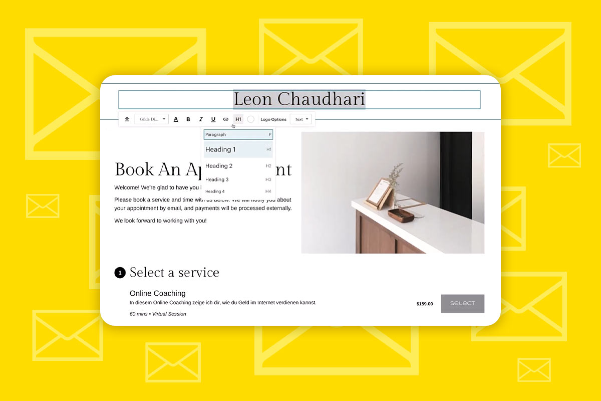 Mailchimp: 8.6 | Sayfa düzenle ve Ayarlar