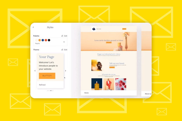 Mailchimp: 8.3 | Webbplatsbyggare - Inställningar