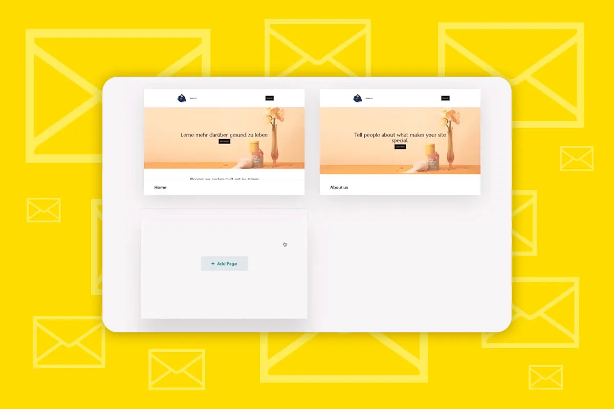 Mailchimp: 8.2 | Aggiungi pagine al sito web