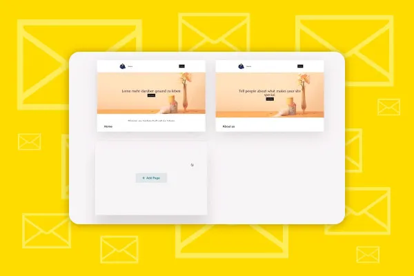 Mailchimp: 8.2 | Aggiungi pagine al sito web