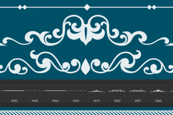 The large brush package - decorated lines, frames and ornaments 3