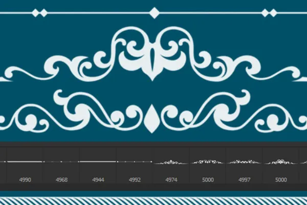 Das große Pinsel-Paket – verzierte Linien, Rahmen und Ornamente 3