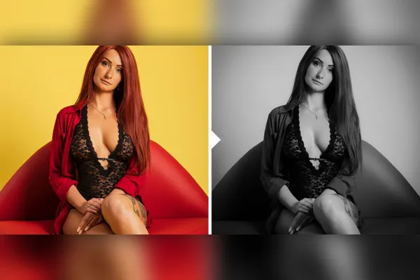 Eelseade Akt- ja Boudoir-ilme jaoks (Lightroom, Camera Raw): 02 | Keskmise must-valge vinjett