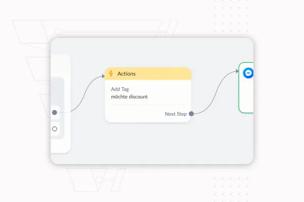 Kundenakquise im Internet: 11.3 | Tags durch Actions im Flow hinzufügen