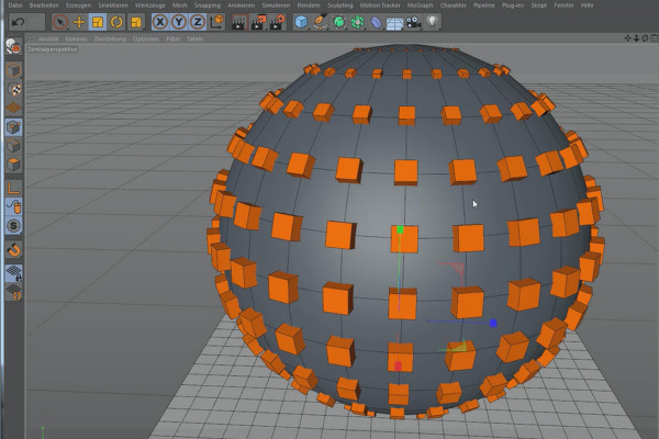 Cinema 4D MoGraph for beginners - 1.2 Clone object mode interface