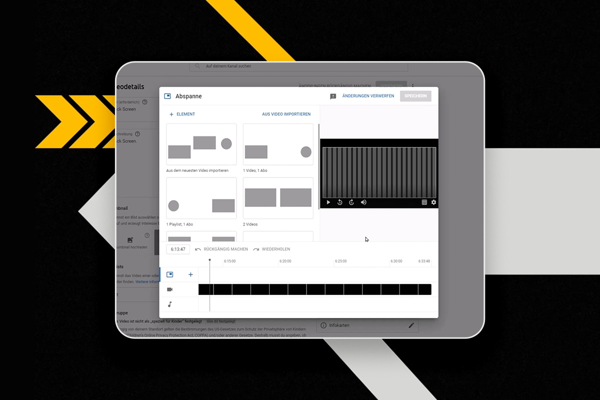 YouTube marketing: 3.5 | Create outro on the PC