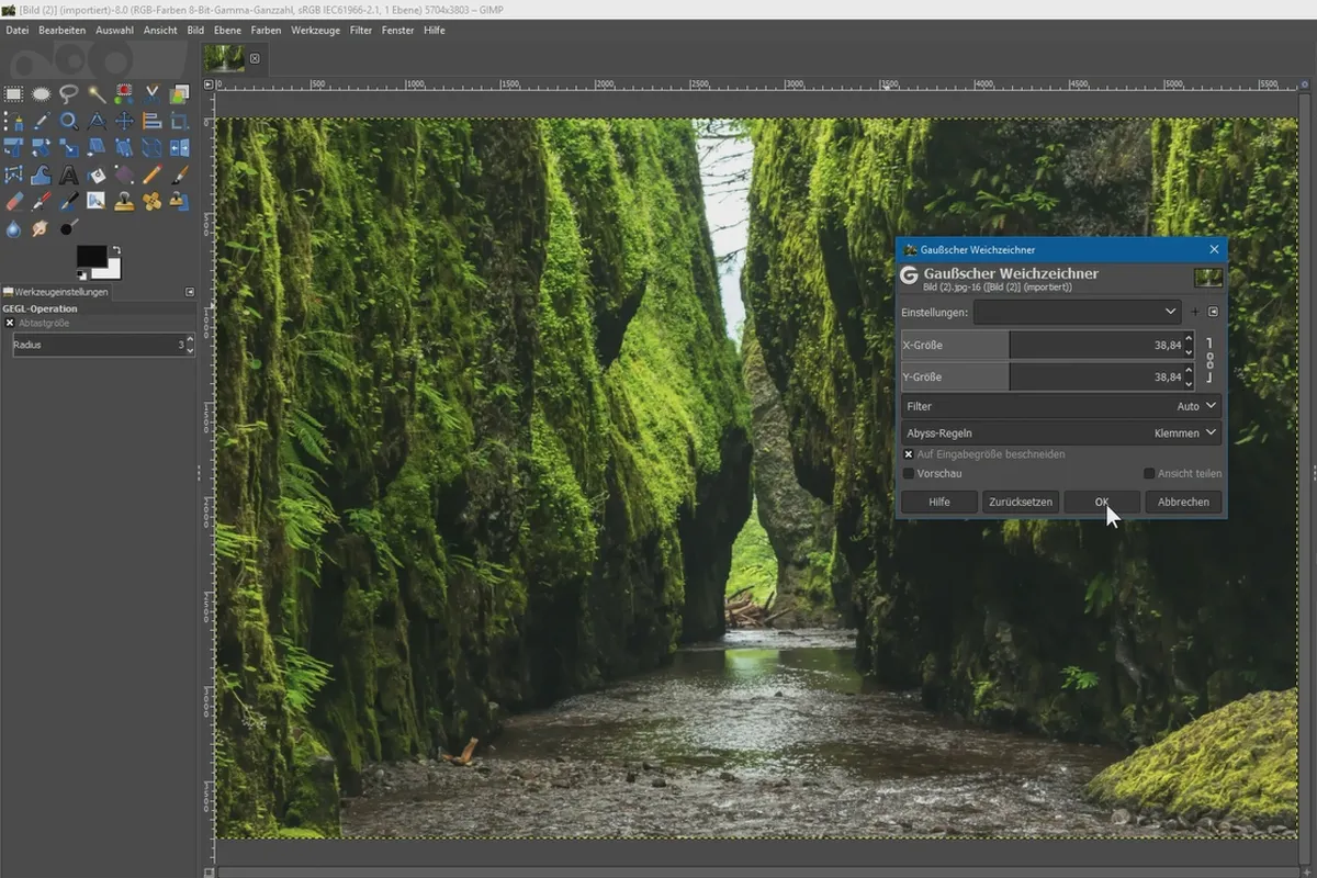 Nuove funzioni in GIMP 2.10: 1.2 | Ottimizzazioni e preparativi