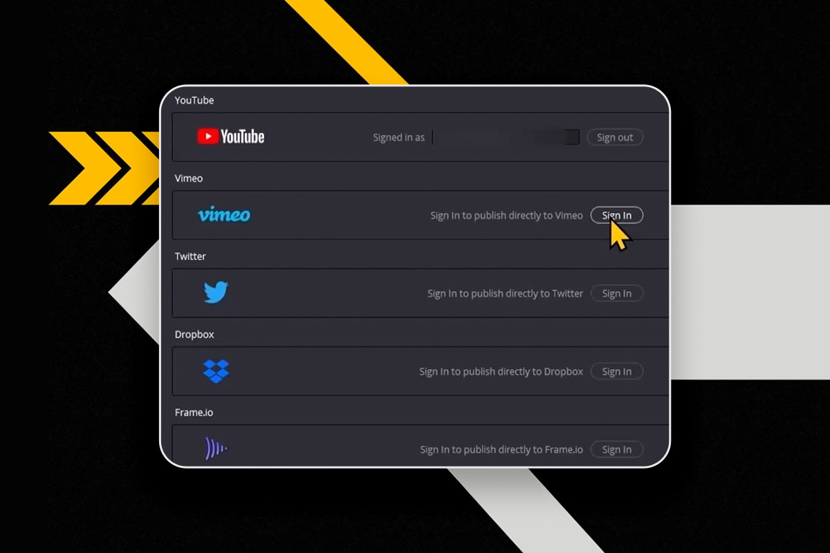 YouTube marketing: 9.6 | Connecting DaVinci Resolve with YouTube channel