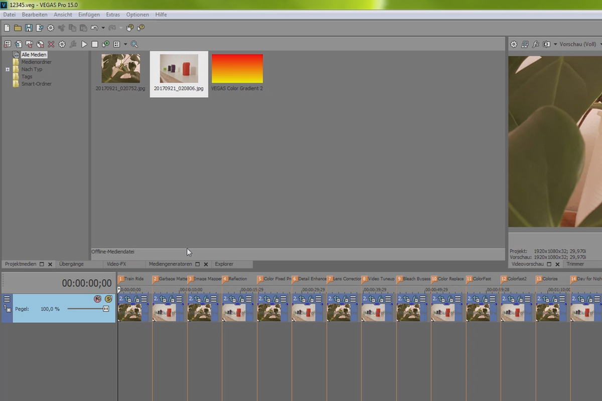 VEGAS Pro 15 - nya plug-ins