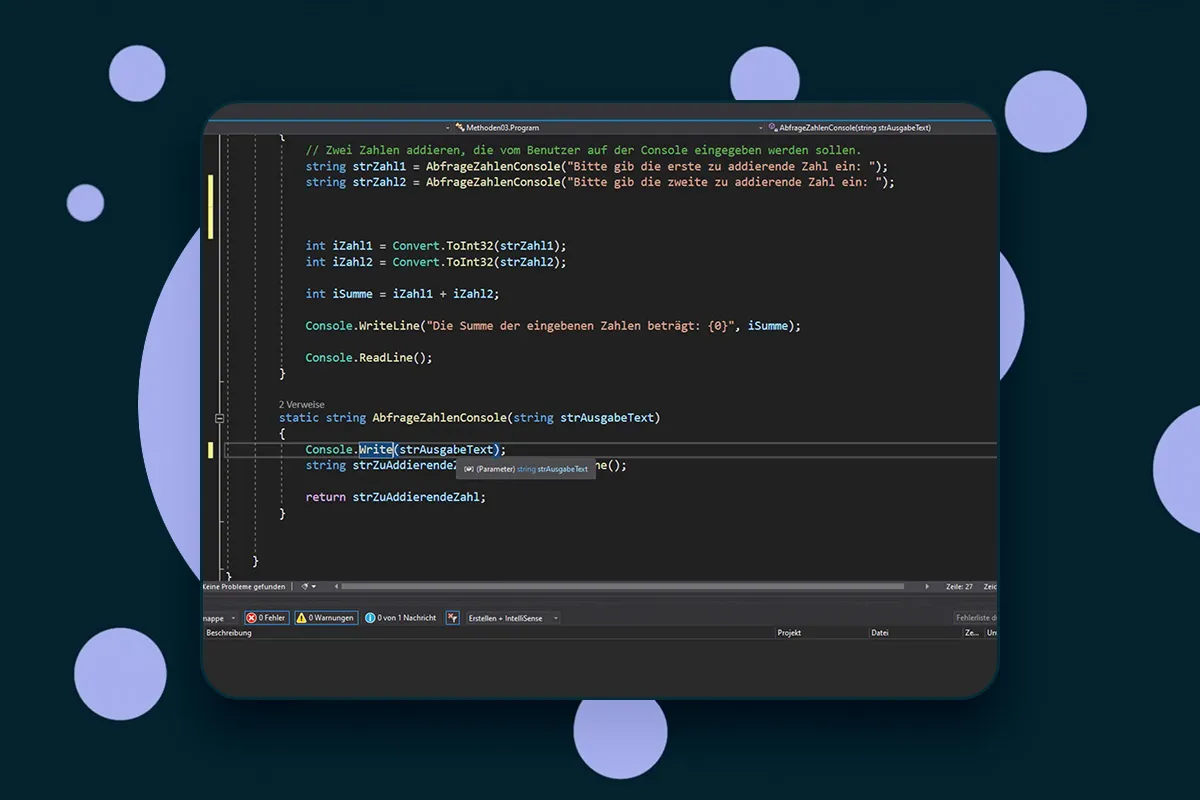 C# programování: 6.4 | Metody s návratovou hodnotou (druhá část)