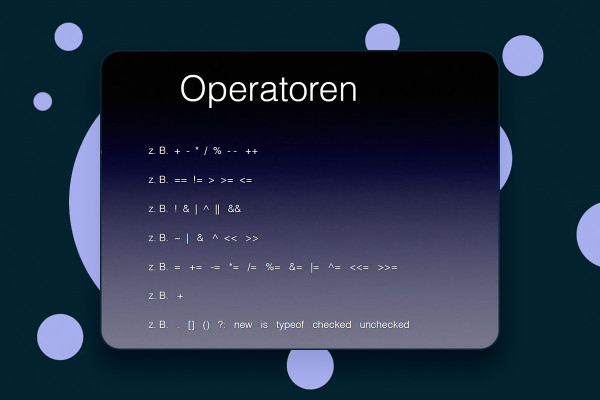 Programación en C#: 7.1 | Visión general de los tipos de operadores