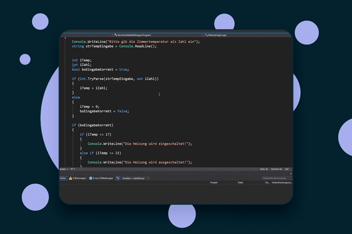 C#-programmering: 8.4 | Innebygde if-setninger (if-uttalelser)