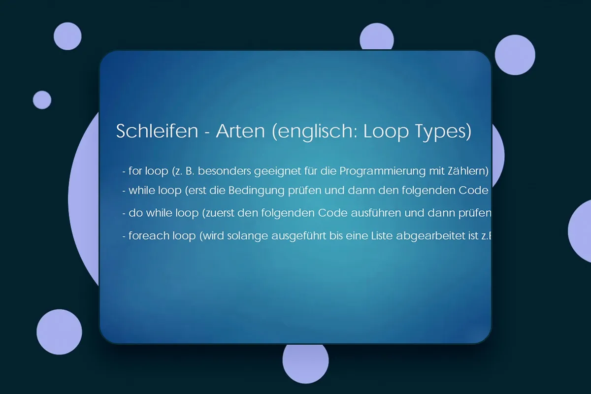 C#-Programmierung: 9.1 | Übersicht über die verschiedenen Schleifen