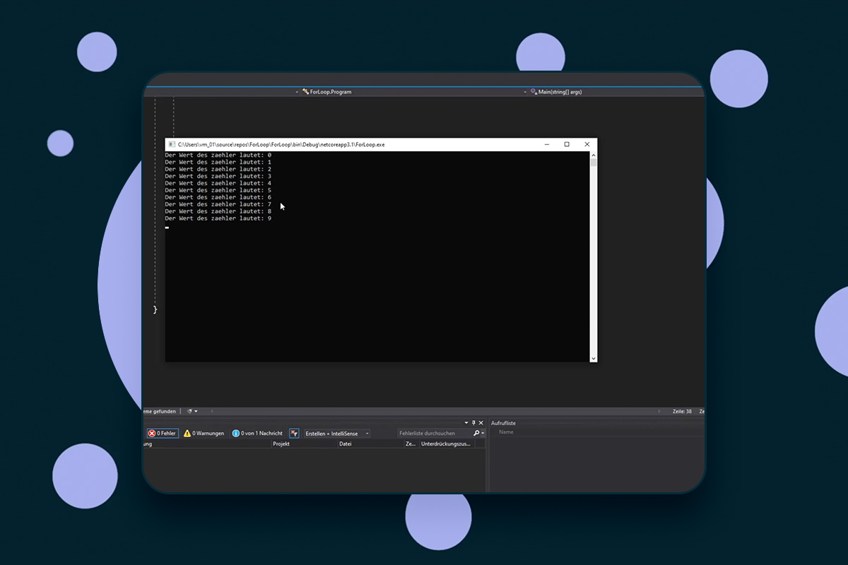 C#-programmering: 9.2 | For-løkke (For-løkke)
