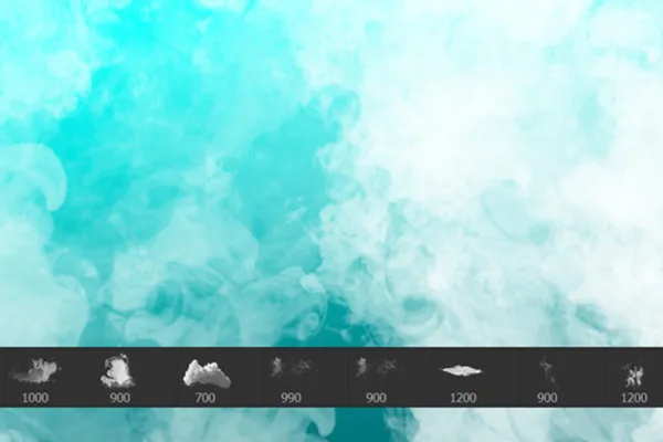 Pinsel für Photoshop mit Effekt: Nebel, Bodennebel, Rauch (Version 3)