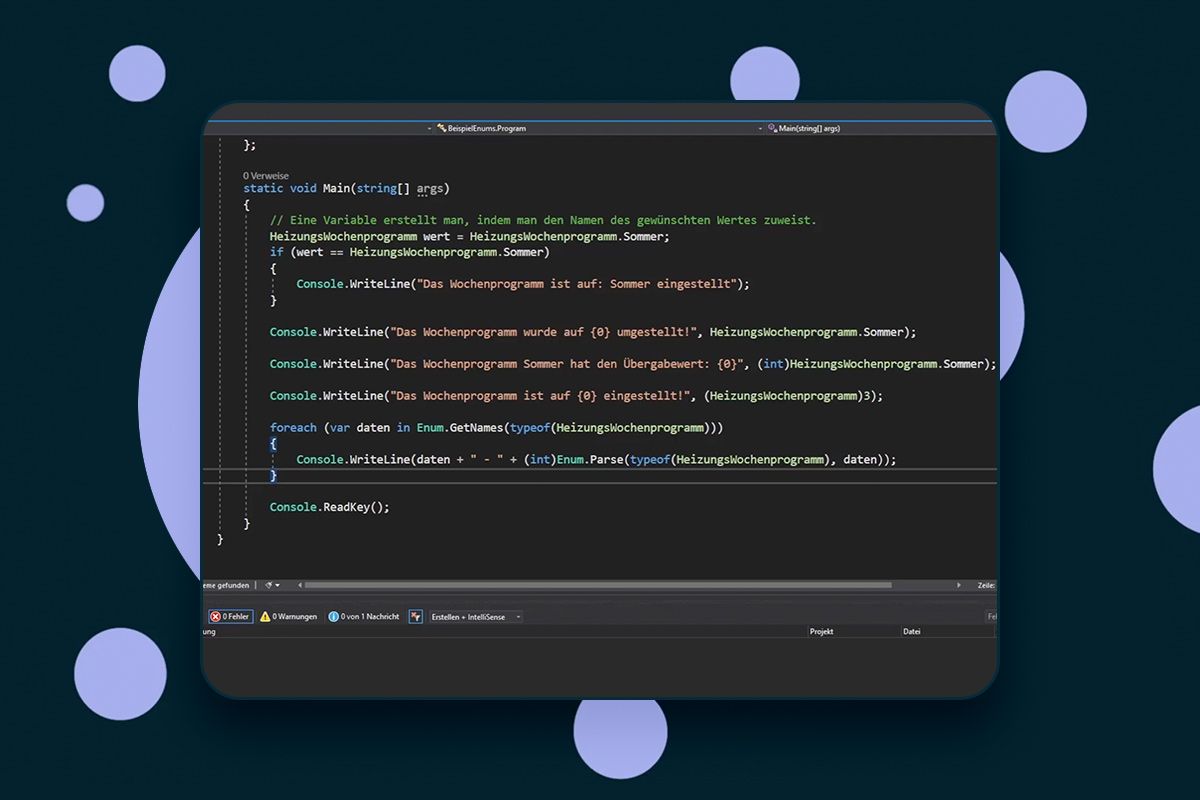 C#-programmering: 12.5 | Oppramsnings (Enums)