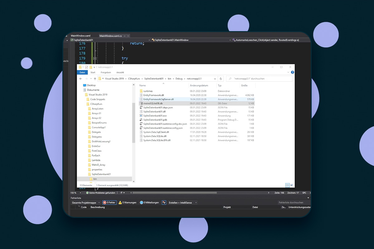 C#-programmering: 14.10 | Slette data fra en SQLite-database