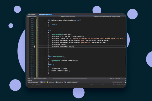 C# programming: 14.9 | Changing data in a SQLite database