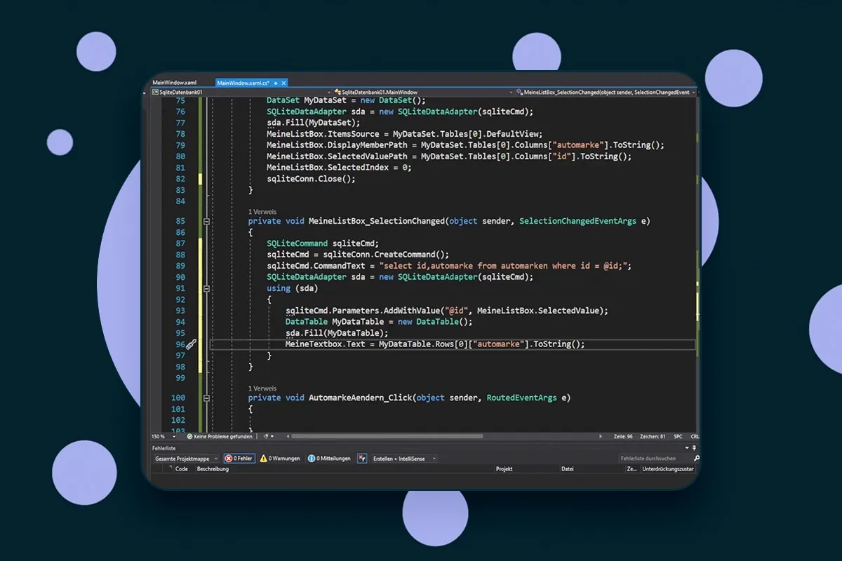Programování v C#: Propojení ListBoxu s TextBoxem a zobrazení dat z SQLite.