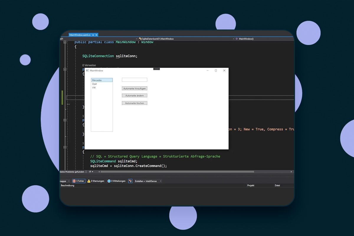 C#-programmering: 14.6 | Fylle ListBox med data fra SQLite-databasen.