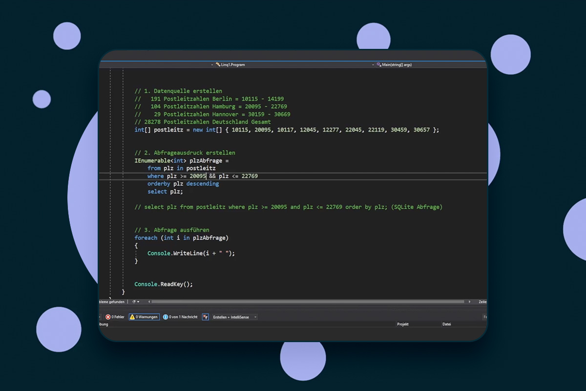 C#-programmering: 15.3 | LINQ: Filtrere og sortere