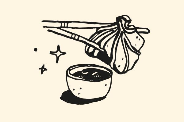 Ilustraciones de platos asiáticos