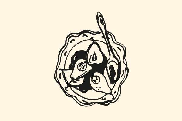 Ilustraciones con postres