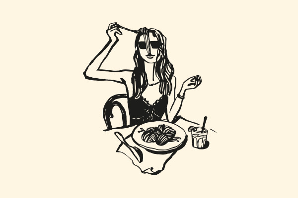 Ilustraciones con personas del sector de la restauración