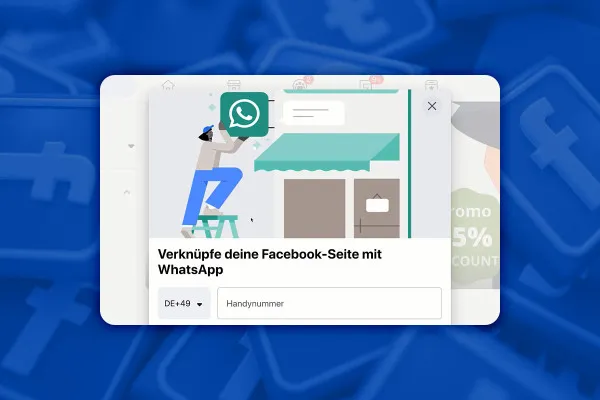 Facebook-Marketing: 2.5 | WhatsApp mit der Facebook-Seite verbinden