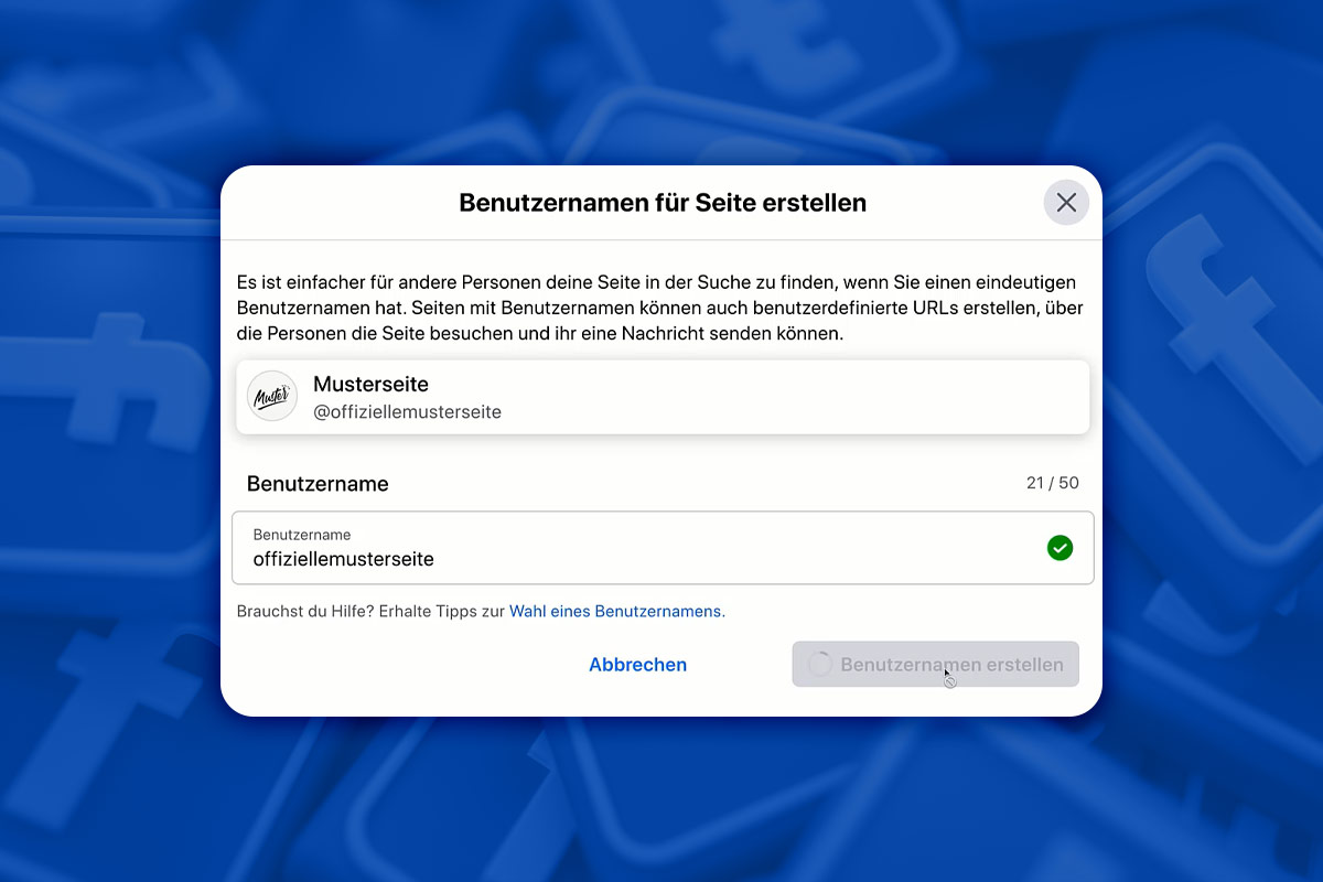 Marketing sur Facebook : 2.4 | Définir un nom d'utilisateur