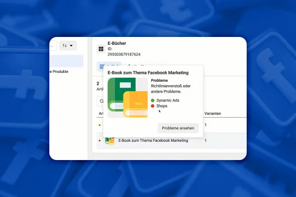 Facebook-Marketing: 4.5 | Commerce Manager – Přehled funkcí a publikace obchodu.