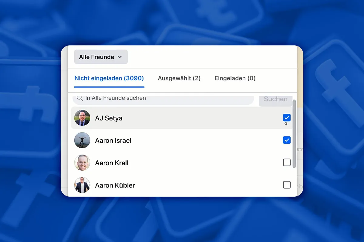Facebook-Marketing: 5.12 | Pozvat přátele na stránku na Facebooku.