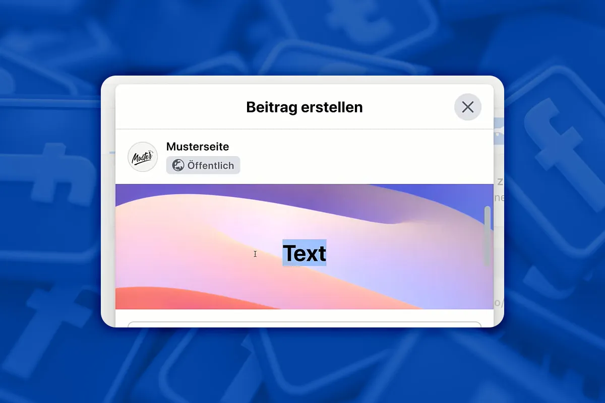 Facebook-Marketing: 5,16 | Příspěvek na stránce na Facebooku zveřejnit